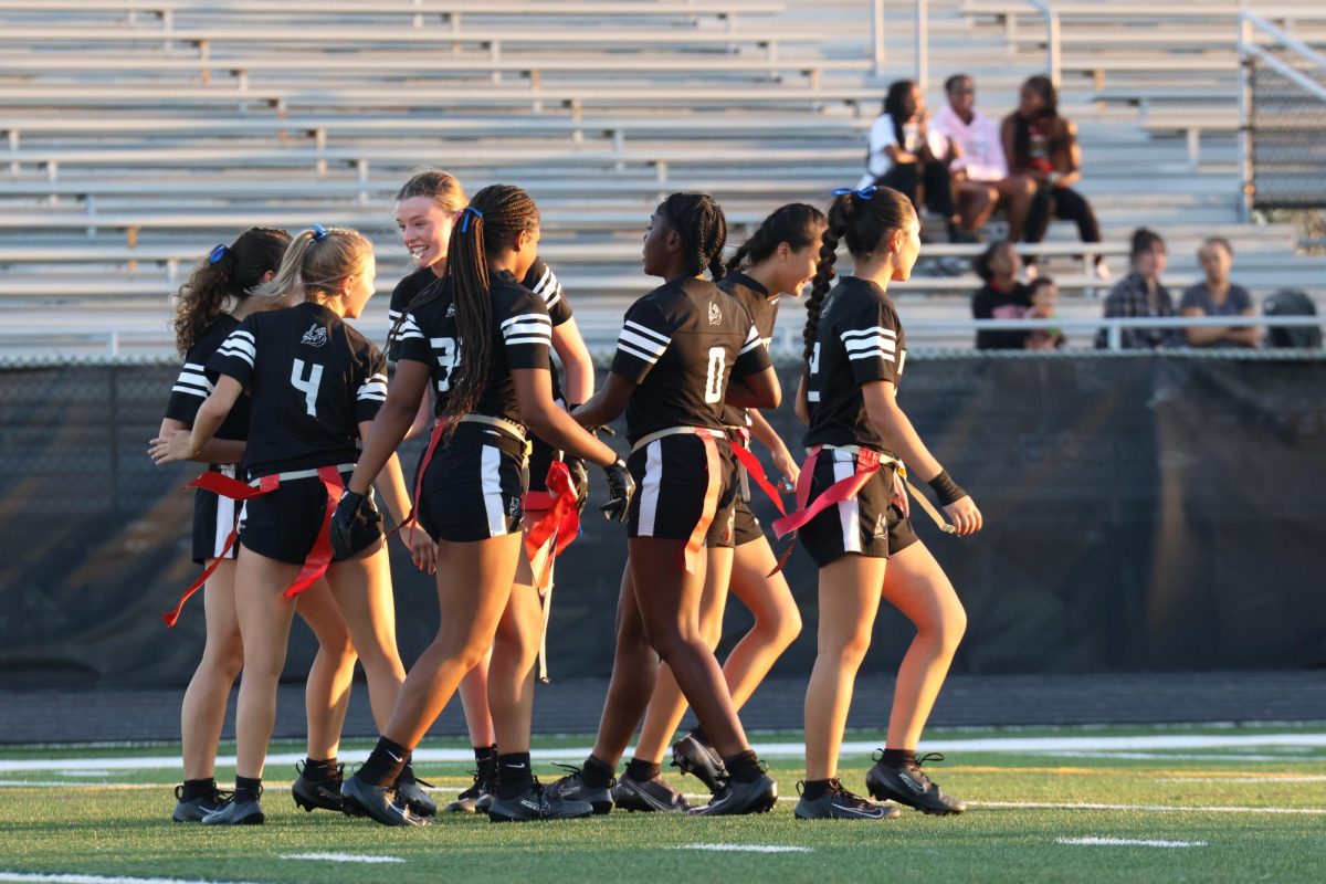 One of our most expensive sports, flag football, celebrating another win.