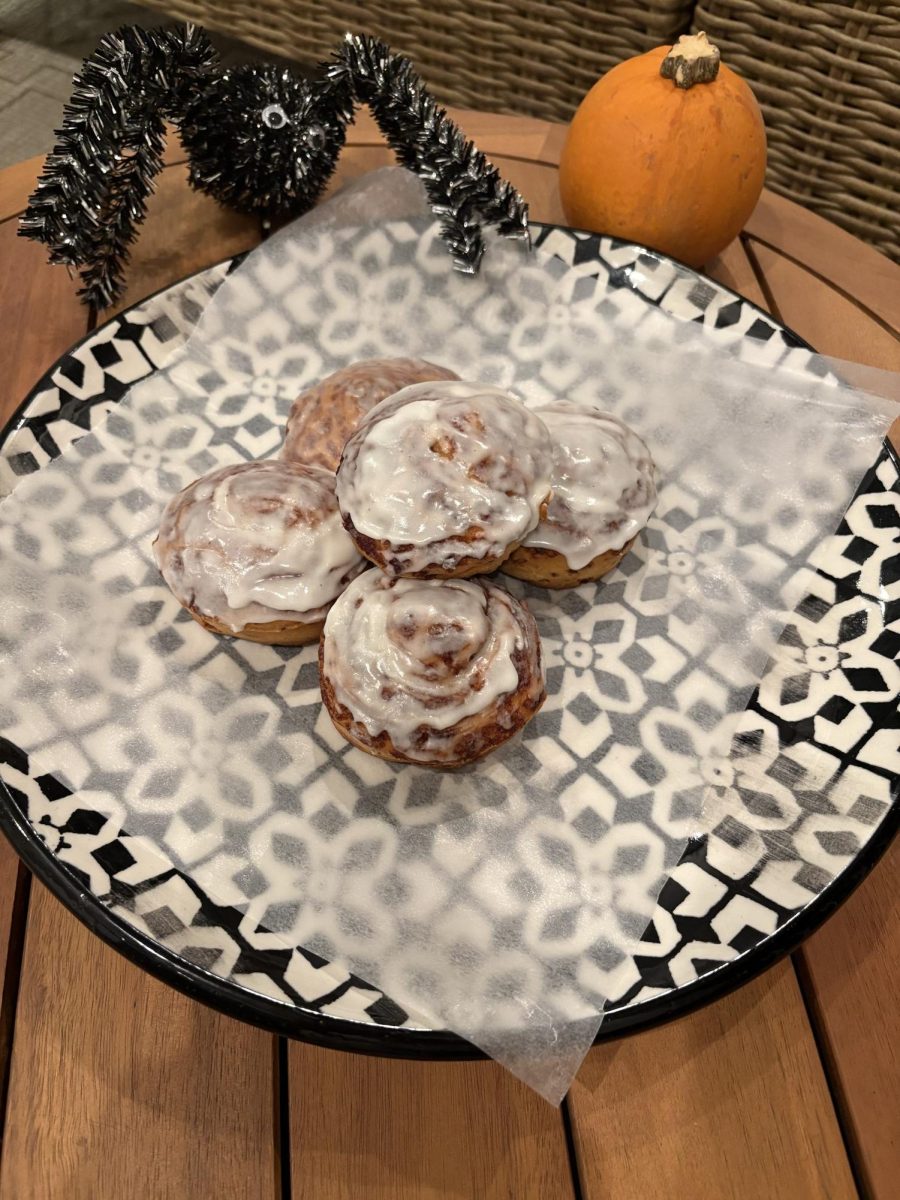 The perfect fall treat-- cinnamon rolls.