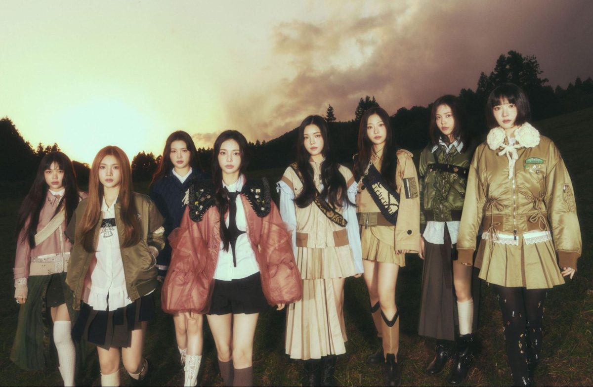 Hearts2Hearts debut image in the Cherry Chu Magazine.