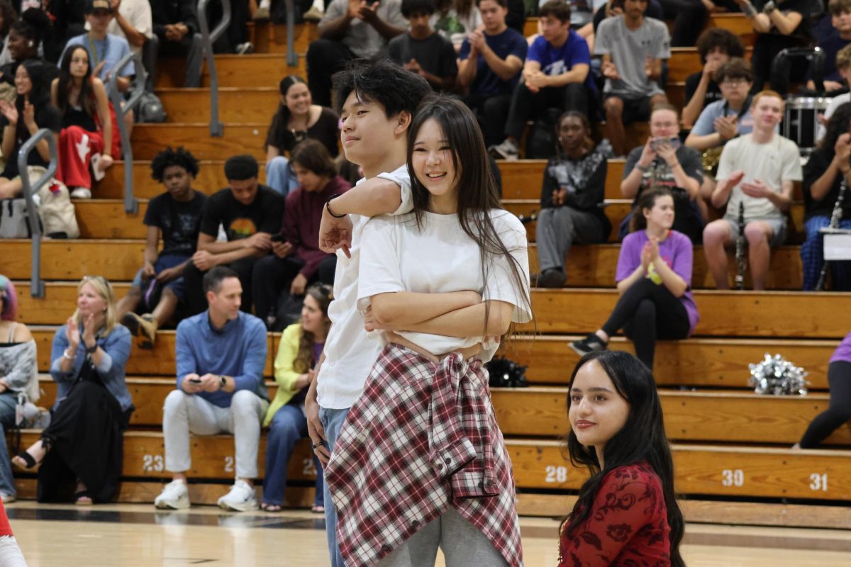 Kultural Dance Club striking their final pose after their performance.