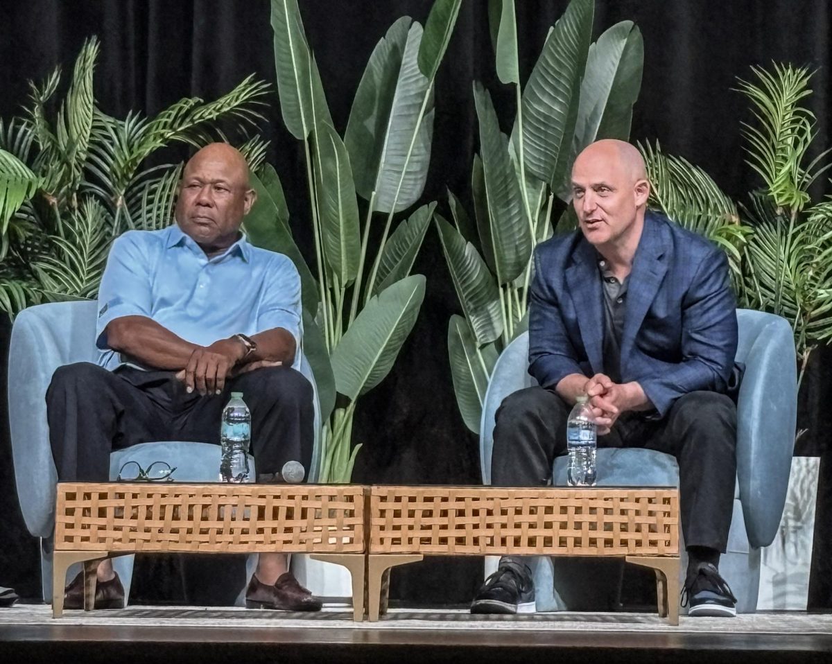 Dr. Ken Atwater, President HCC and Ken Babby, CEO of the Rays respond to audience questions